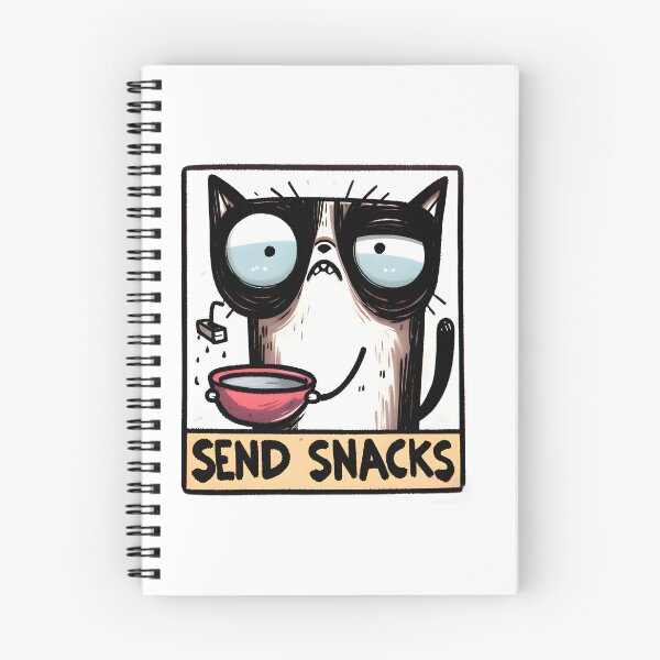 Item preview, Sleepy Grumpy Cat Send Snacks designed and sold by PreeCha Art & Co..