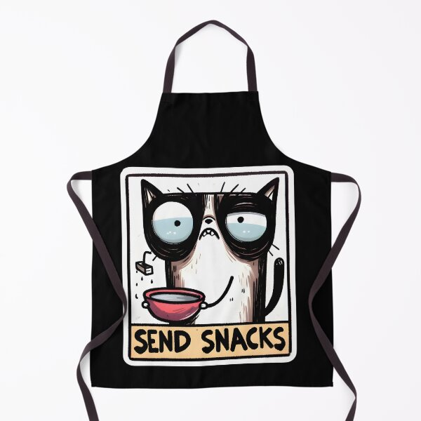 Item preview, Sleepy Grumpy Cat Send Snacks designed and sold by PreeCha Art & Co..