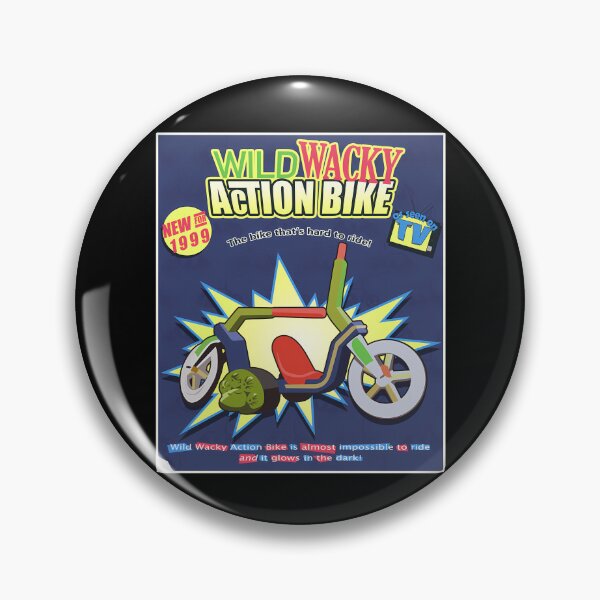 Item preview, Whimsical Red Custom Action Bicycle Design With Oversized Front Wheel designed and sold by DrRedStone67.