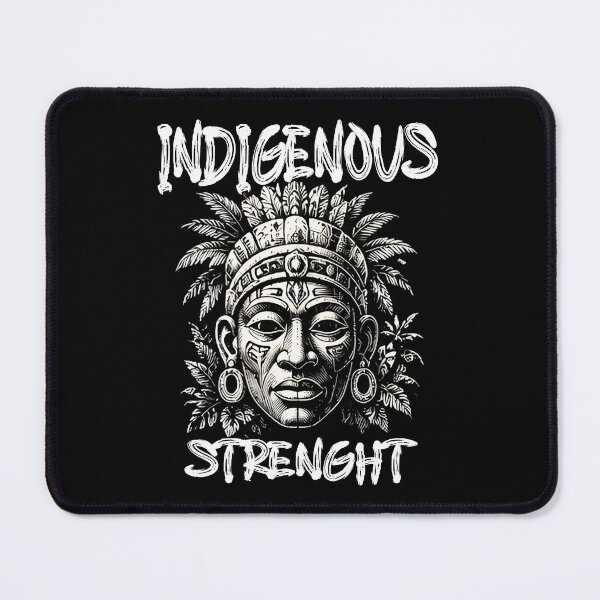 Item preview, Indigenous Strength Vintage Warrior Chief Tribal Mask designed and sold by Jt41.