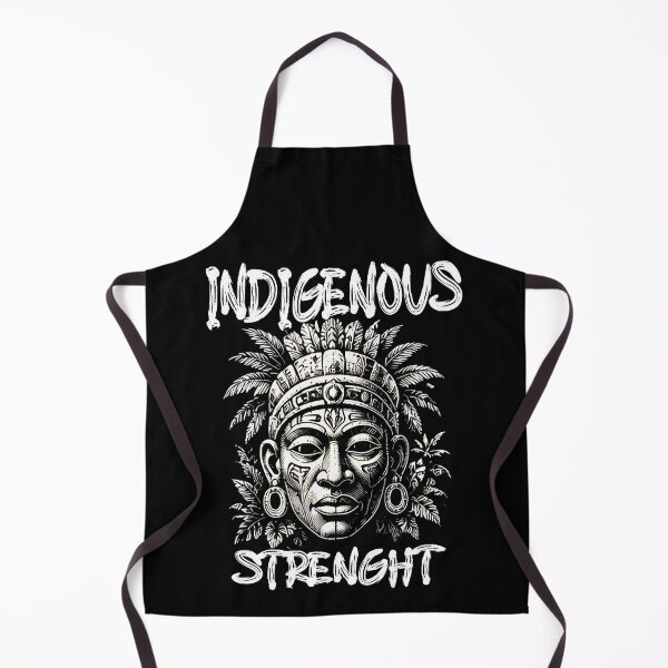 Item preview, Indigenous Strength Vintage Warrior Chief Tribal Mask designed and sold by Jt41.