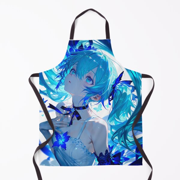 Item preview, Hatsune Miku Vocaloid Blue Butterfly White Dress Glow designed and sold by bystudiolereve.
