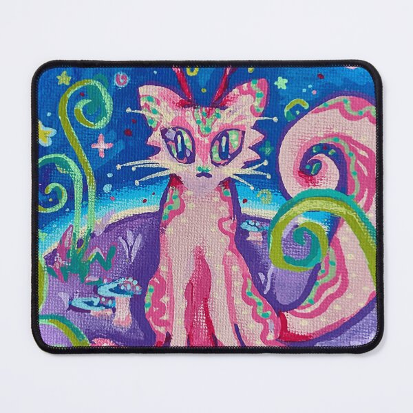 Item preview, Psychedelic Alien Cat designed and sold by dancymantil.