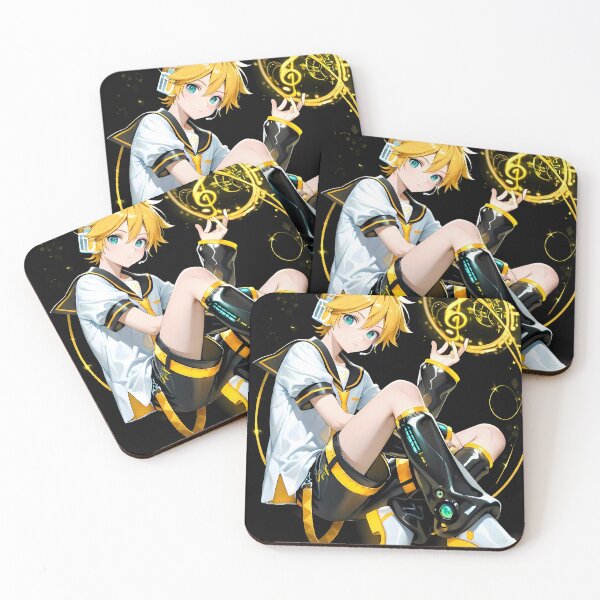 Aperçu de l'œuvre Kagamine Len Vocaloid Magic Note Golden Glow créée et vendue par bystudiolereve.