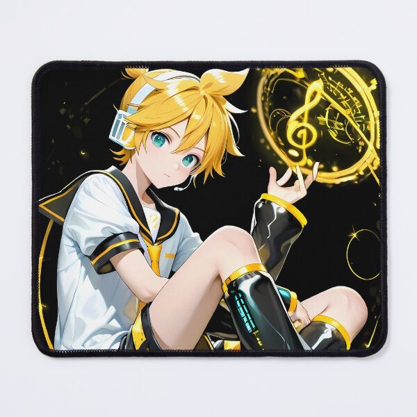 Item preview, Kagamine Len Vocaloid Magic Note Golden Glow designed and sold by bystudiolereve.