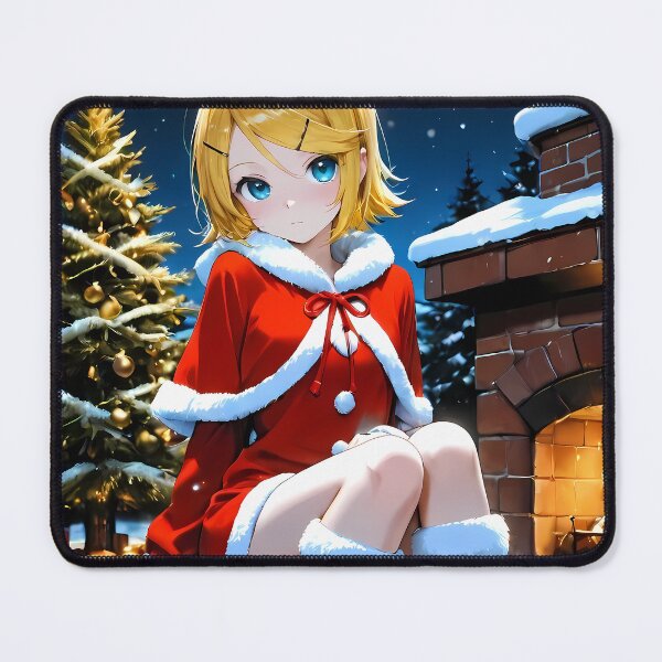 Item preview, Kagamine Rin Vocaloid Christmas Fireplace Winter Red Boots designed and sold by bystudiolereve.