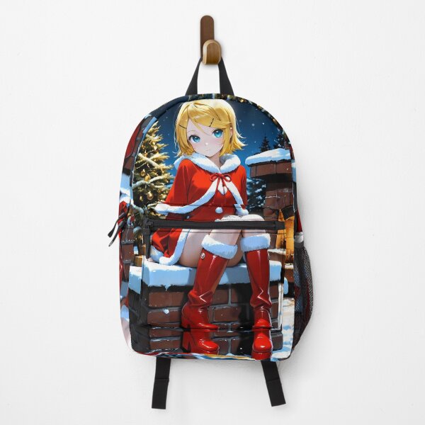 Artikelvorschau, Kagamine Rin Vocaloid Weihnachtskamin Winter Rote Stiefel entworfen und verkauft von bystudiolereve.