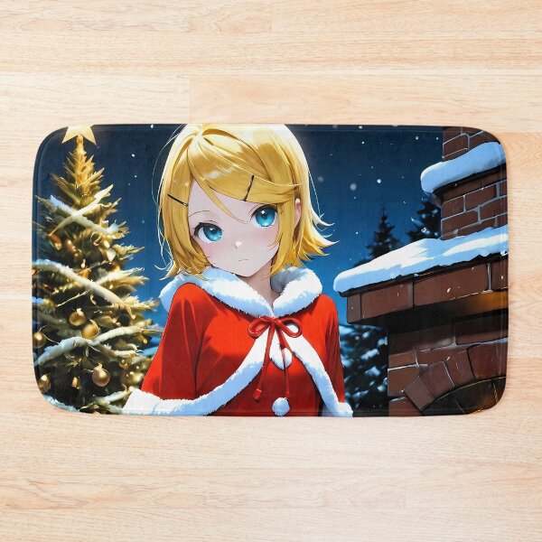 Item preview, Kagamine Rin Vocaloid Christmas Fireplace Winter Red Boots designed and sold by bystudiolereve.