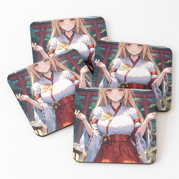 Item preview, Mahiru Shiina Angel Next Door Shrine Maiden Glow designed and sold by bystudiolereve.