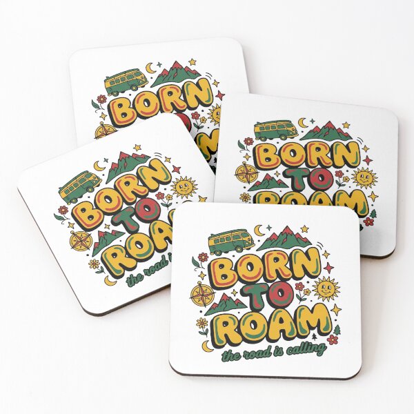 Item preview, Born To Roam — Retro Groovy Free Spirit Shirt designed and sold by PlushFutura.