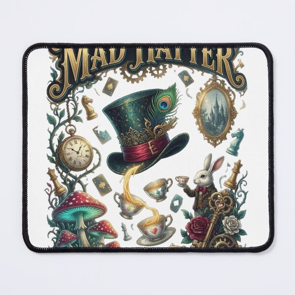 Item preview, Mad Hatter | Enchanted Alice in Wonderland Fantasy Art designed and sold by Jen.Lou.