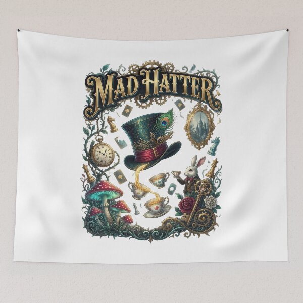 Item preview, Mad Hatter | Enchanted Alice in Wonderland Fantasy Art designed and sold by Jen.Lou.