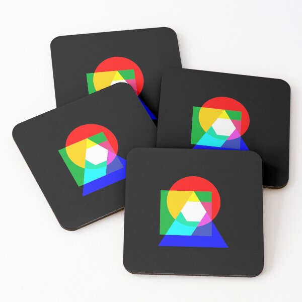 Item preview, Minimalist RGB Spectrum Geometric Tech Pop Art designed and sold by DuckOddity.
