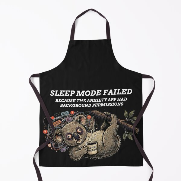 Item preview, Sleep Mode Failed Koala T-Shirt - Funny Tech Anxiety Design designed and sold by NCalNoveltees.