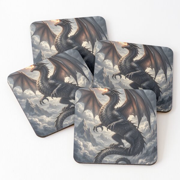 Item preview, Inferno Wyrm Above the Storm Clouds designed and sold by DragonSerpent Ink.