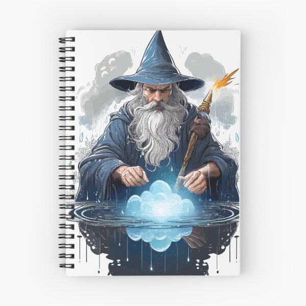 Item preview, The Wizard of Raindrops designed and sold by bb-15artstudio.