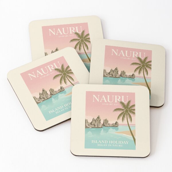 Item preview, Minimalist Nauru Holiday Anibare Bay Tropical Paradise designed and sold by DuckOddity.