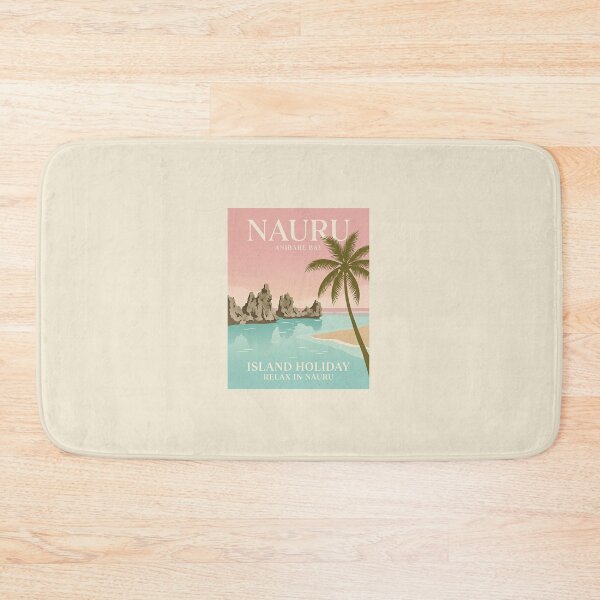 Item preview, Minimalist Nauru Holiday Anibare Bay Tropical Paradise designed and sold by DuckOddity.