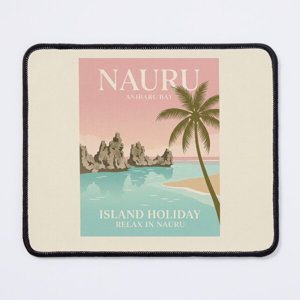 Item preview, Minimalist Nauru Holiday Anibare Bay Tropical Paradise designed and sold by DuckOddity.