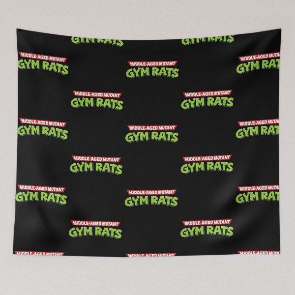 Item preview, Middle-Aged Gym Rats - Funny Gym Shirt designed and sold by jyneliam.