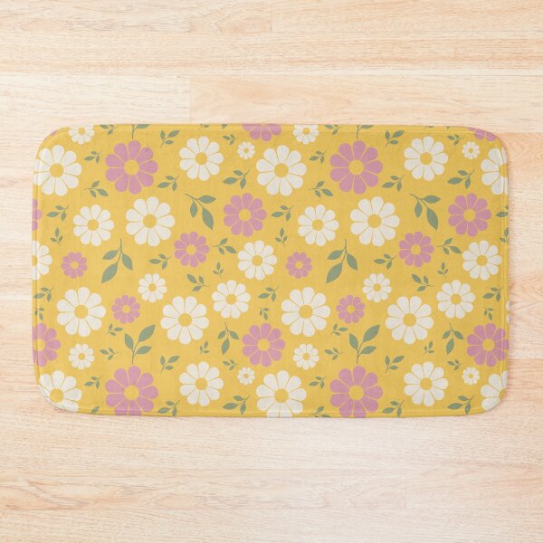 Item preview, Retro Daisy Flower Power Pattern designed and sold by ClaudiaFlores.
