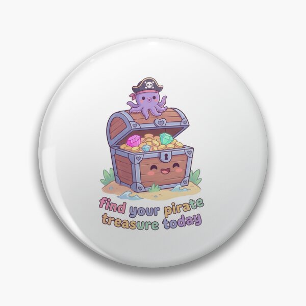 Item preview, Cute Pirate Octopus Treasure Design | Kawaii Sea Adventure Artwork | Pirate Theme designed and sold by morning sun.