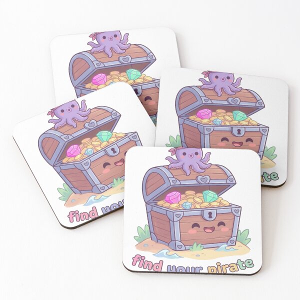 Item preview, Cute Pirate Octopus Treasure Design | Kawaii Sea Adventure Artwork | Pirate Theme designed and sold by morning sun.