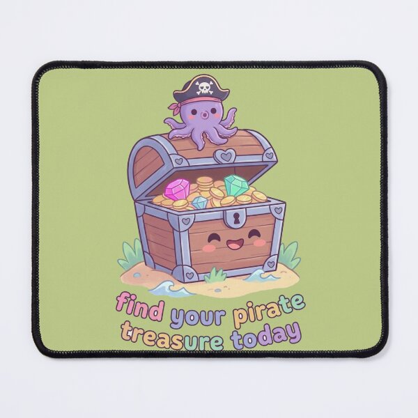 Item preview, Cute Pirate Octopus Treasure Design | Kawaii Sea Adventure Artwork | Pirate Theme designed and sold by morning sun.
