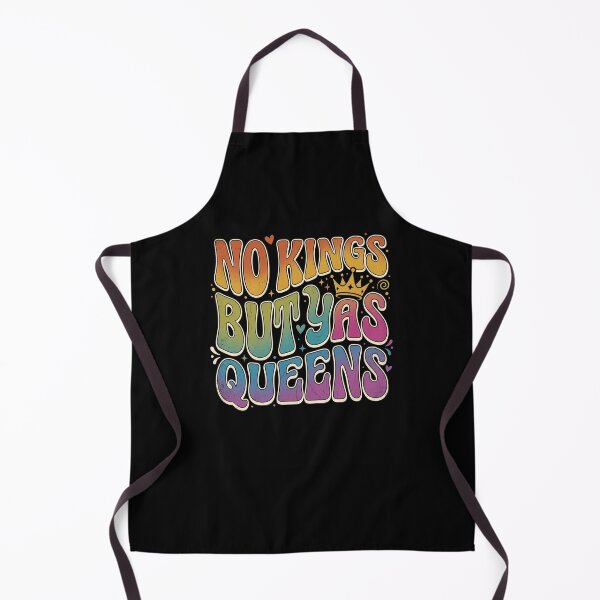 Item preview, NO KINGS BUT YAS QUEENS Retro Groovy Empowerment designed and sold by snowry.