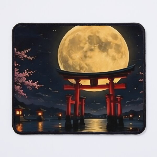 Item preview, Torii Gate with Moon designed and sold by kocha-014.
