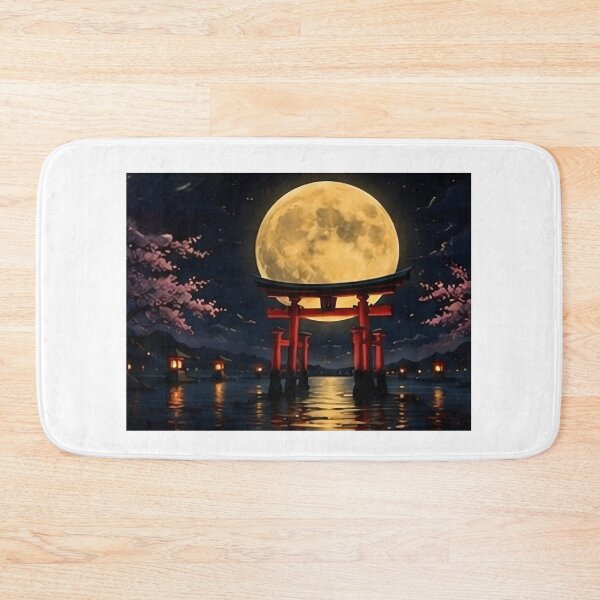 Item preview, Torii Gate with Moon designed and sold by kocha-014.