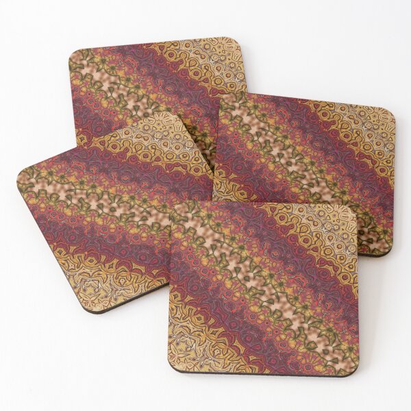 Item preview, Garnet Agate Pattern designed and sold by Shy Fractal Designs.