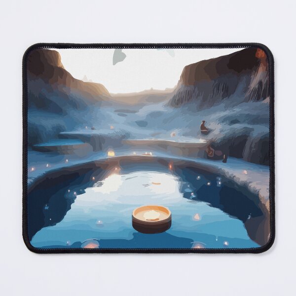 Item preview, Moonlight Hot Springs designed and sold by bb-15artstudio.