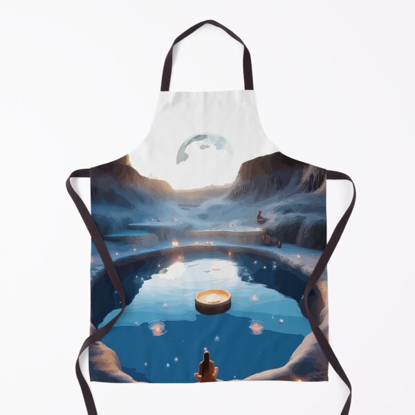 Item preview, Moonlight Hot Springs designed and sold by bb-15artstudio.