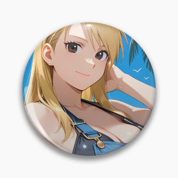 Item preview, Riza Hawkeye Fullmetal Alchemist Sunny Beach Blue Portrait designed and sold by Williamhallano.