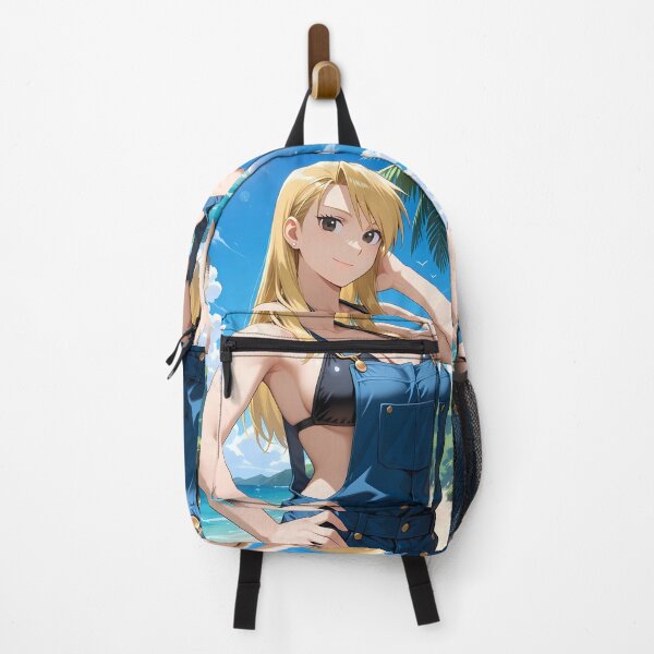 Item preview, Riza Hawkeye Fullmetal Alchemist Sunny Beach Blue Portrait designed and sold by Williamhallano.