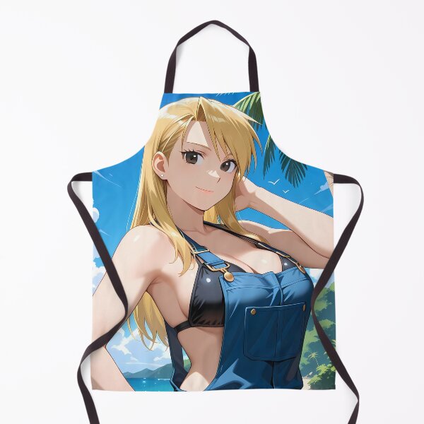 Item preview, Riza Hawkeye Fullmetal Alchemist Sunny Beach Blue Portrait designed and sold by Williamhallano.