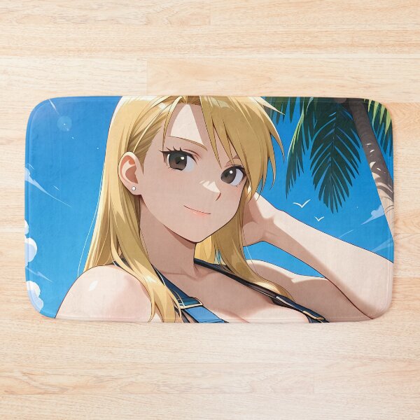 Item preview, Riza Hawkeye Fullmetal Alchemist Sunny Beach Blue Portrait designed and sold by Williamhallano.