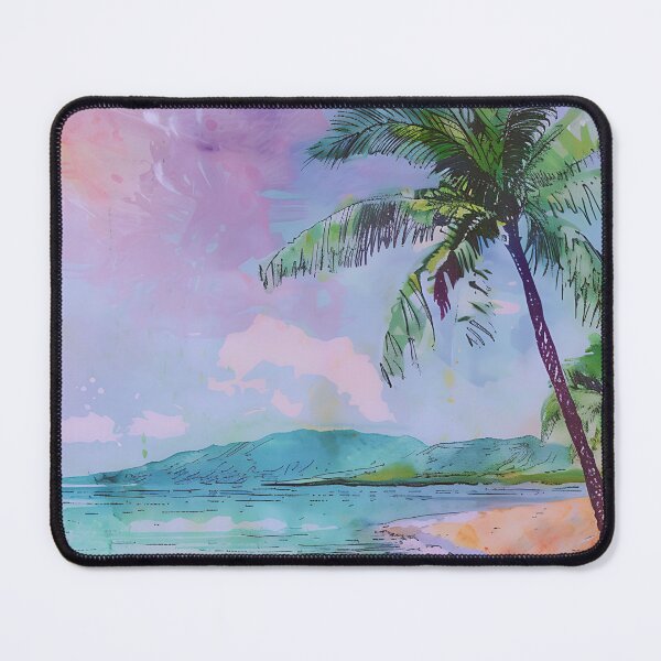 Item preview, Pastel Paradise | Peaceful Beach & Ocean Scene designed and sold by Casualcorner55.