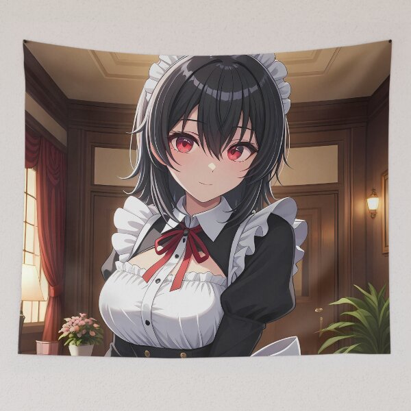 Item preview, Umi Asanagi Second Prettiest Girl Elegant Maid Room Smile designed and sold by Williamhallano.