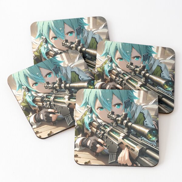 Item preview, Sinon Sword Art Online Determined Indoor Focus designed and sold by Williamhallano.