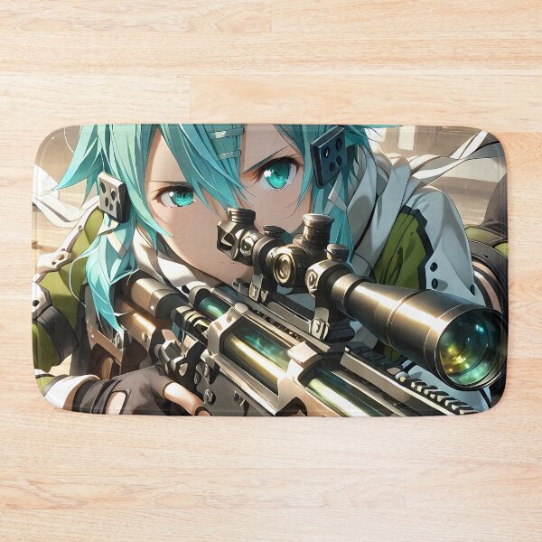 Item preview, Sinon Sword Art Online Determined Indoor Focus designed and sold by Williamhallano.