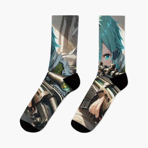 Item preview, Sinon Sword Art Online Determined Indoor Focus designed and sold by Williamhallano.