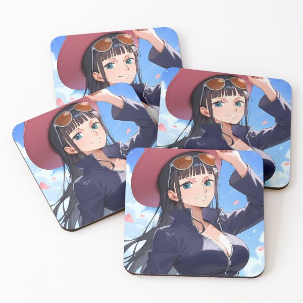 Item preview, Nico Robin One Piece Spring Sky Hat Smile Anime Girl designed and sold by Williamhallano.