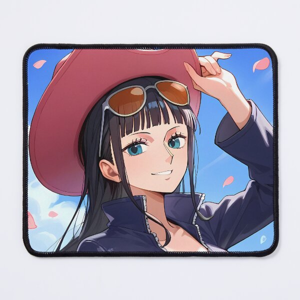 Item preview, Nico Robin One Piece Spring Sky Hat Smile Anime Girl designed and sold by Williamhallano.