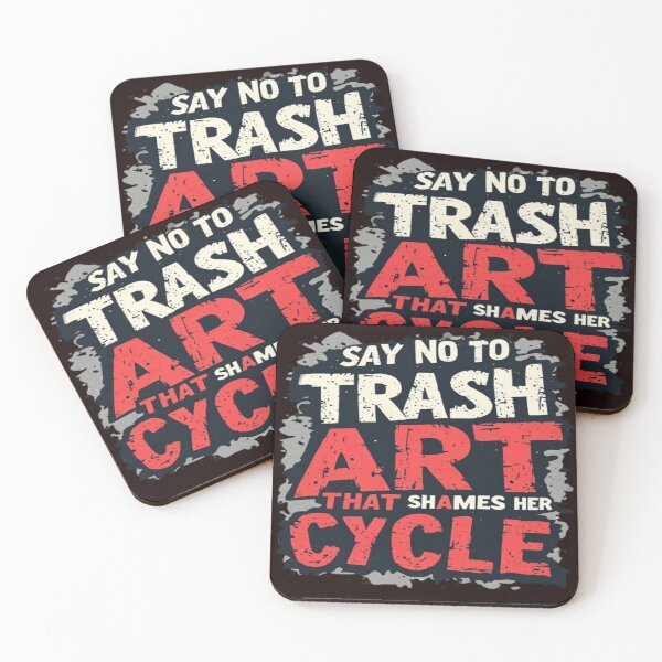 Item preview, SAY NOT TO TRASH ART designed and sold by BlackSheeper.