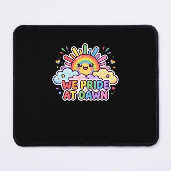 Item preview, WE PRIDE AT DAWN Cute Rainbow Sun LGBTQ+ Design designed and sold by snowry.