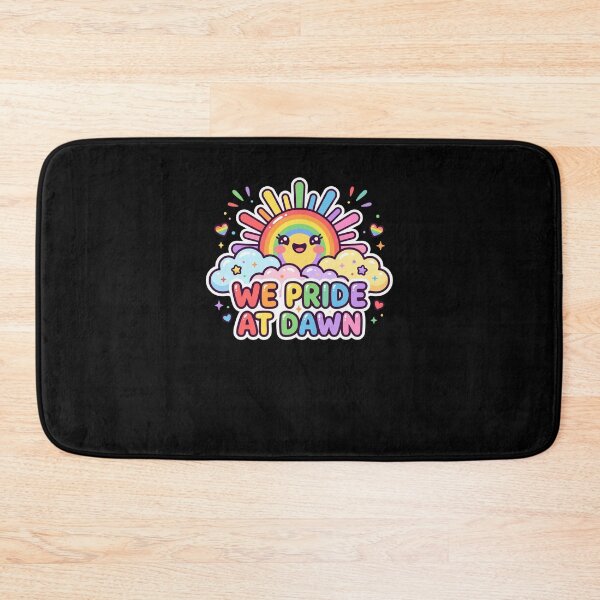 Item preview, WE PRIDE AT DAWN Cute Rainbow Sun LGBTQ+ Design designed and sold by snowry.