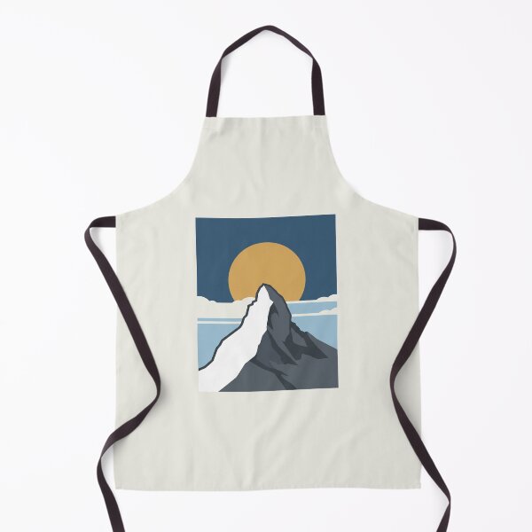 Item preview, Vintage World Peak Mountain Minimalist Alpine Poster designed and sold by DuckOddity.