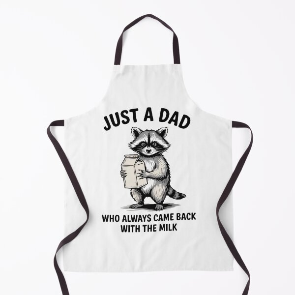 Item preview, Just A Dad Who Always Came Back With The Milk Funny Raccoon Dad, Vintage Father's Day Gift designed and sold by Zizo-DR44.